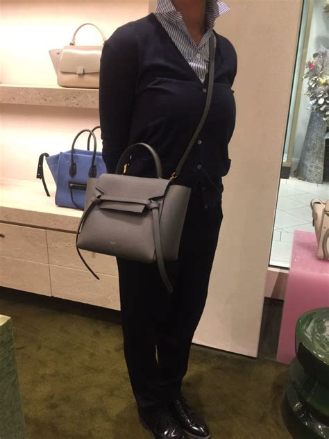 celine micro belt bag dune